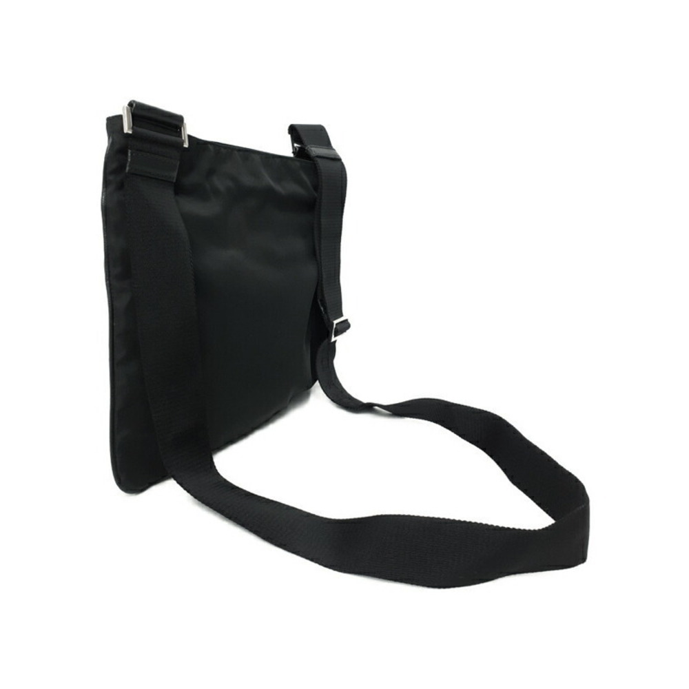 Prada Tessuto Crossbody messenger bag saffiano Leather Nero Black - Picture 2 of 9